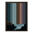 12×16" Framed Canvas - Brown variant