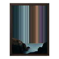 12×16" Framed Canvas - Brown variant