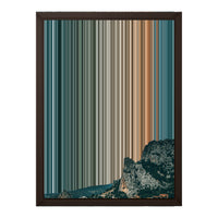 12×16" Framed Canvas - Brown variant