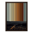 12×16" Framed Canvas - Brown variant