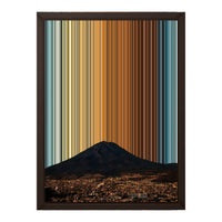 12×16" Framed Canvas - Brown variant