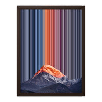 12×16" Framed Canvas - Brown variant