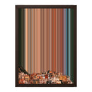 12×16" Framed Canvas - Brown variant