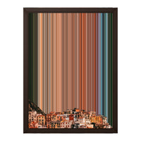 12×16" Framed Canvas - Brown variant