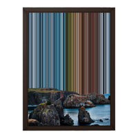 12×16" Framed Canvas - Brown variant