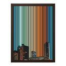 12×16" Framed Canvas - Brown variant