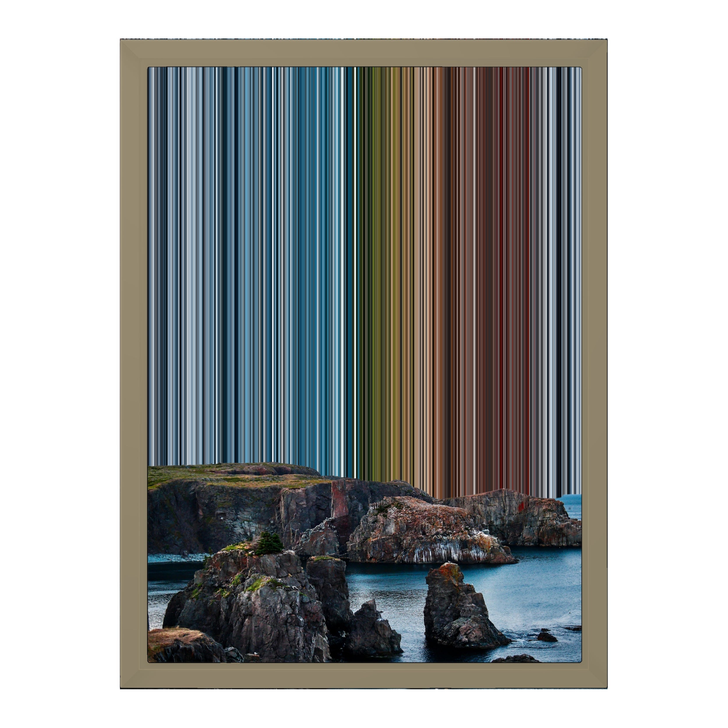 12×16" Framed Canvas - Natural variant