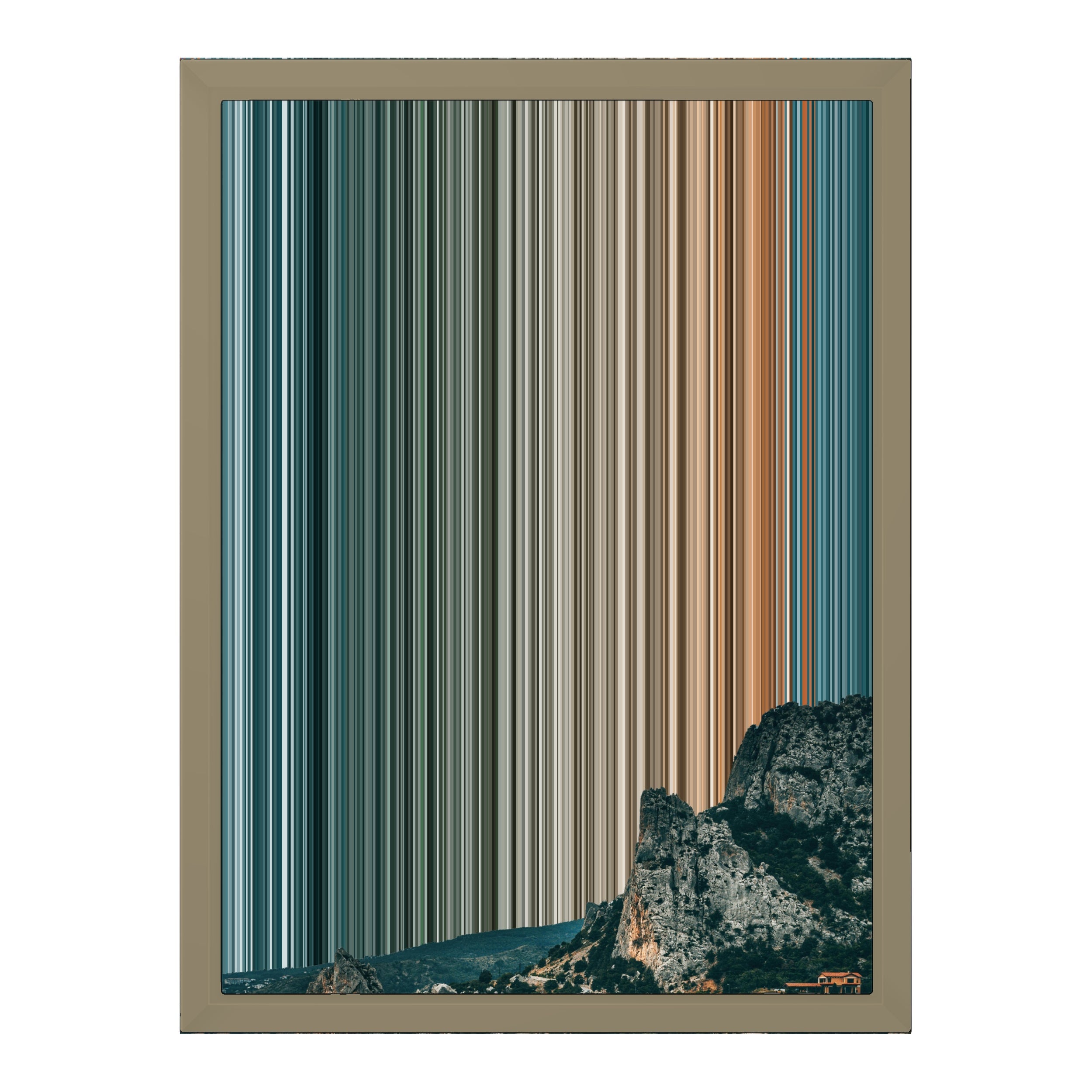 12×16" Framed Canvas - Natural variant