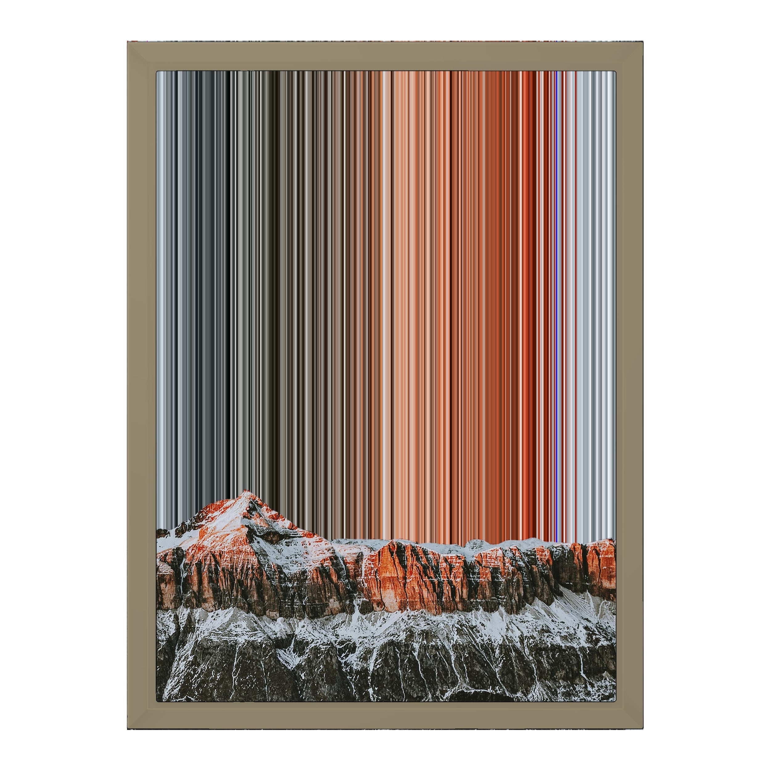 12×16" Framed Canvas - Natural variant