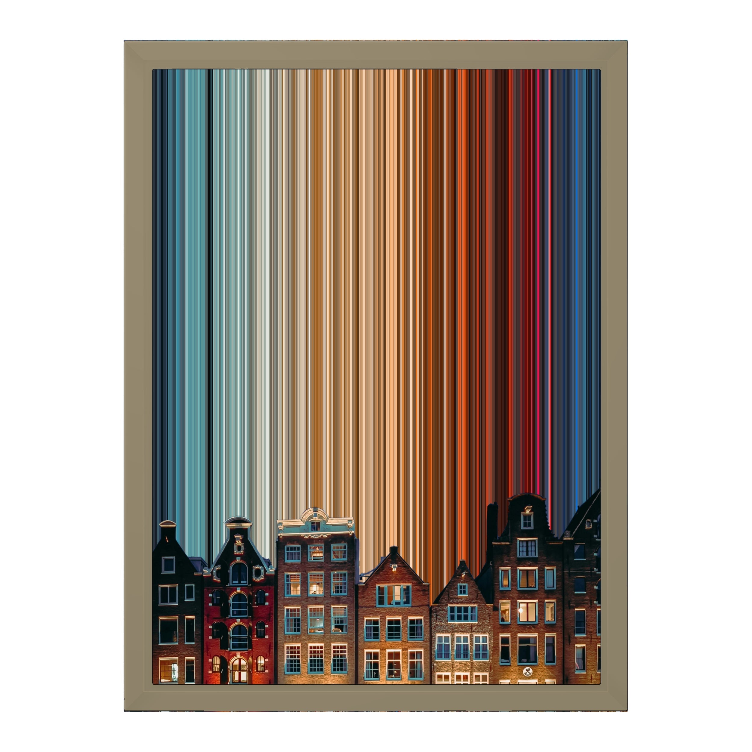 12×16" Framed Canvas - Natural variant