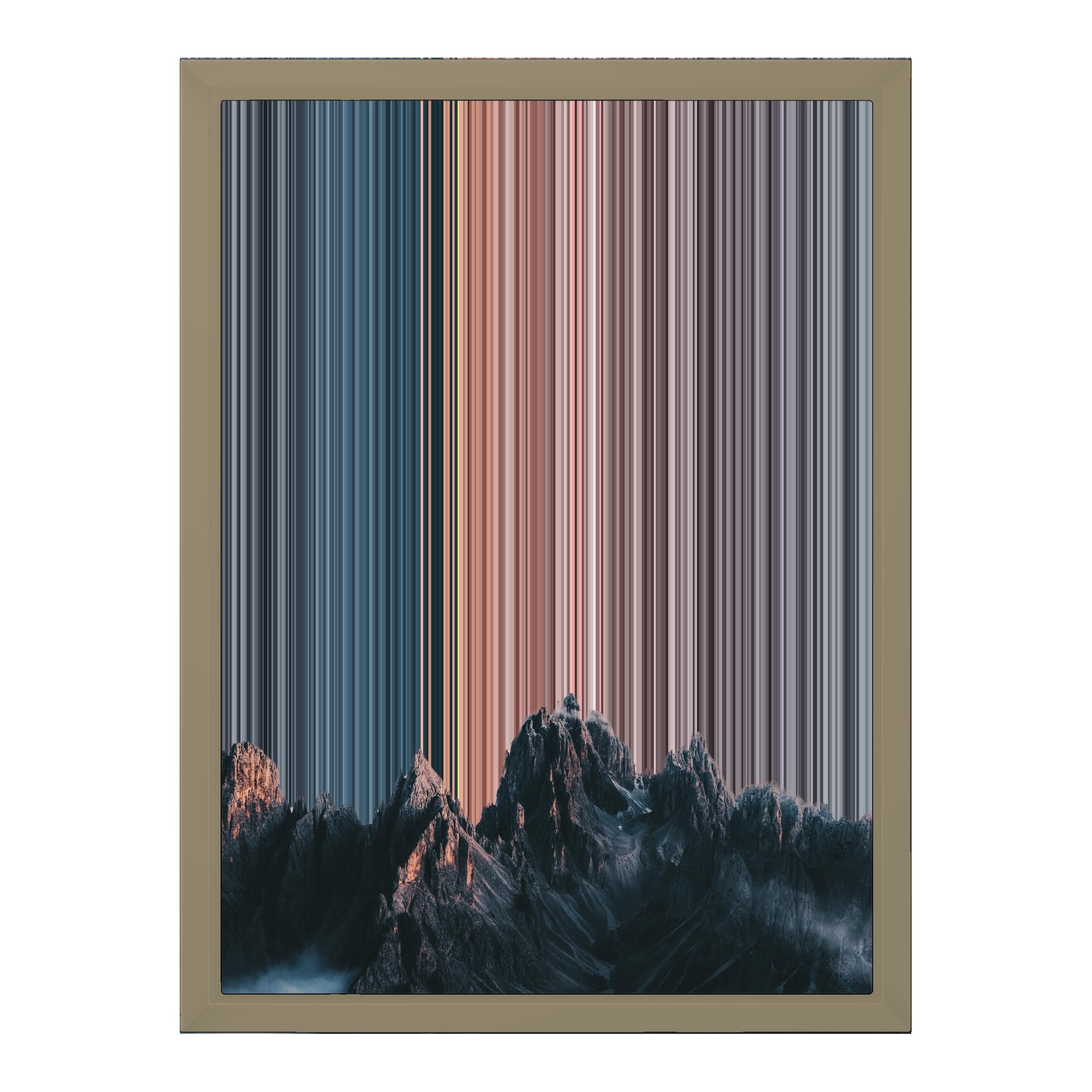 12×16" Framed Canvas - Natural variant