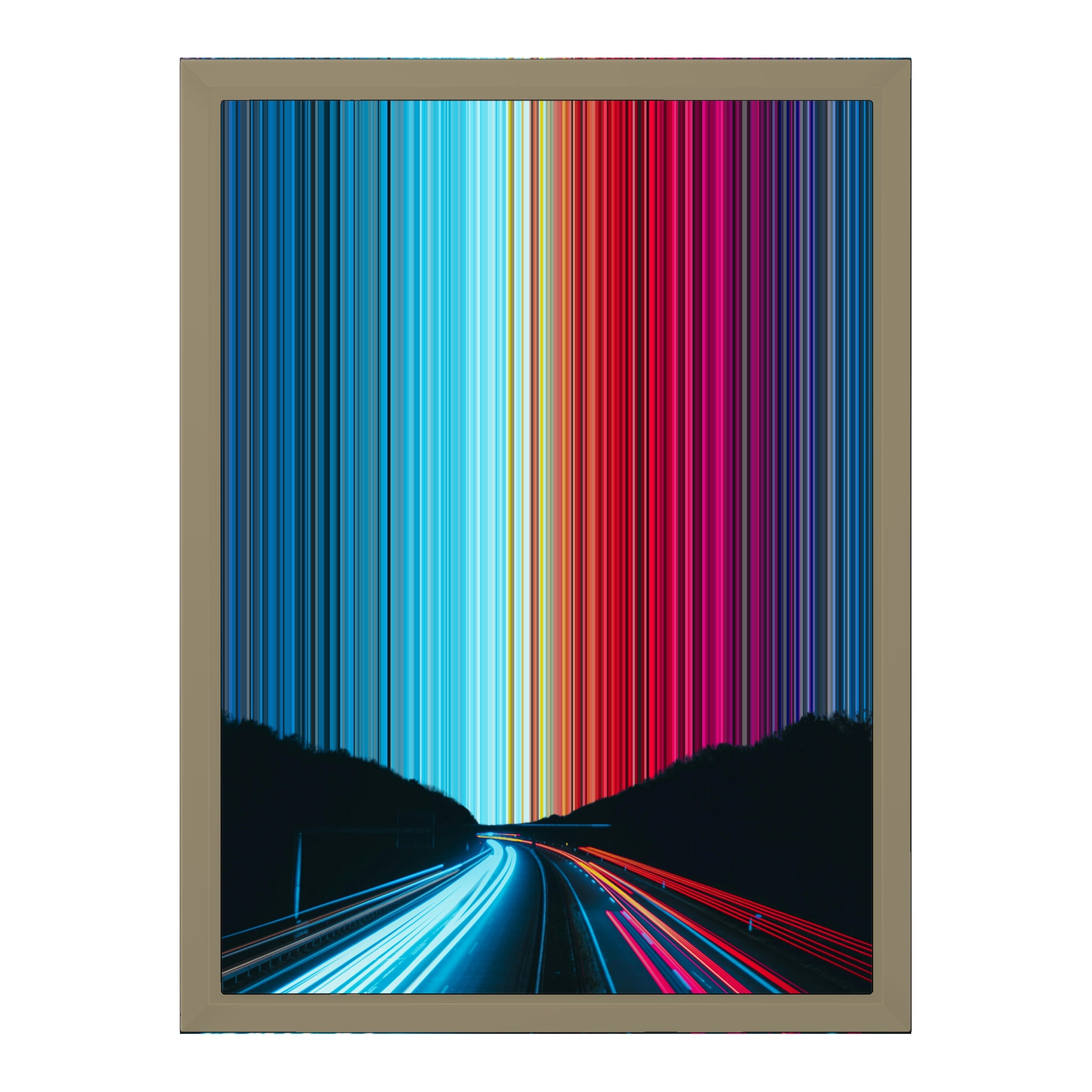 12×16" Framed Canvas - Natural variant