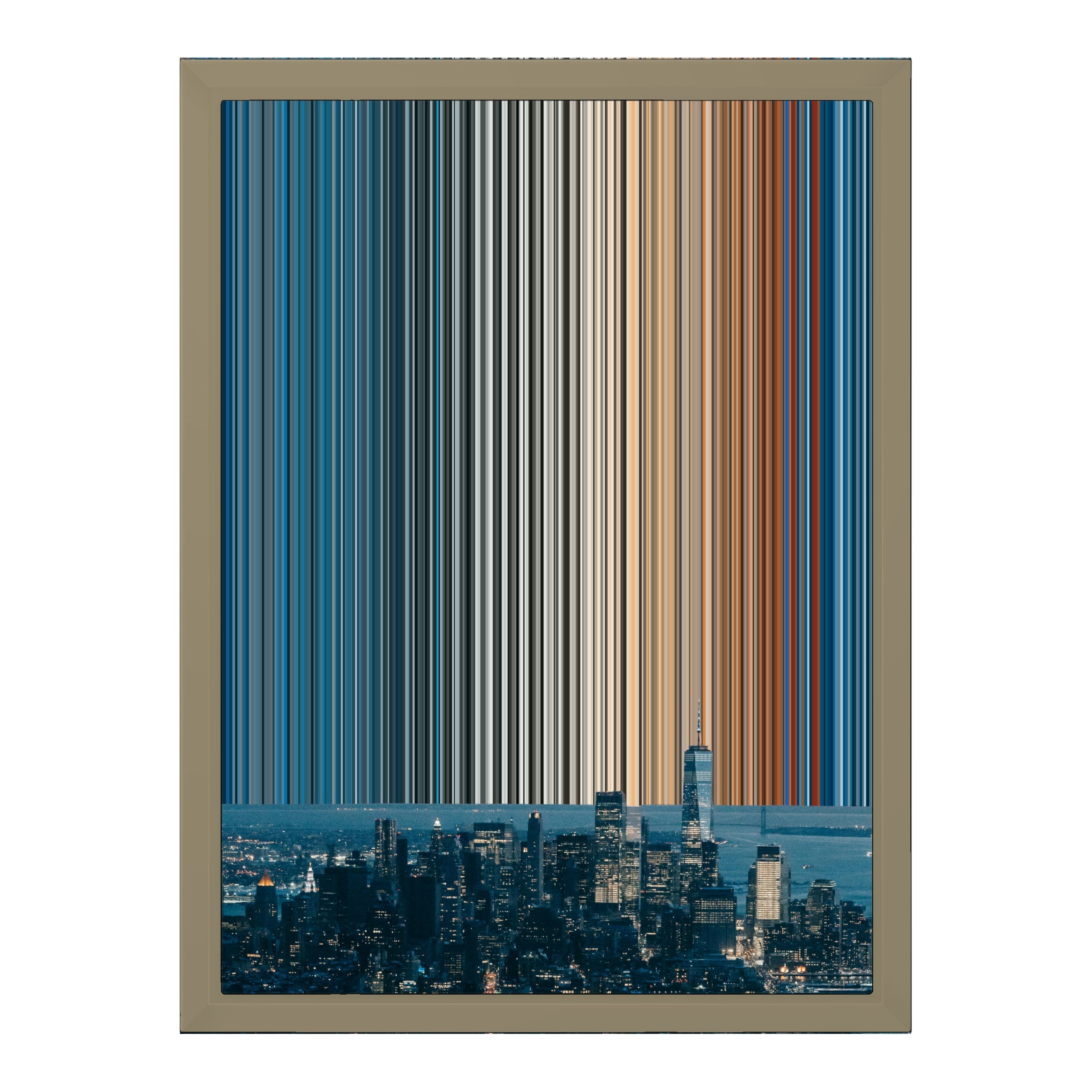 12×16" Framed Canvas - Natural variant