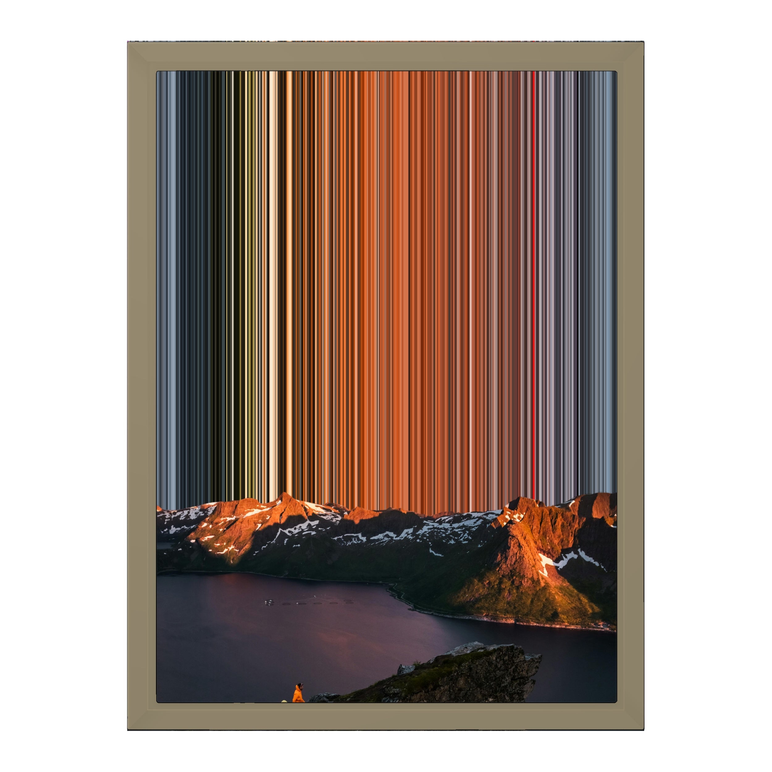 12×16" Framed Canvas - Natural variant