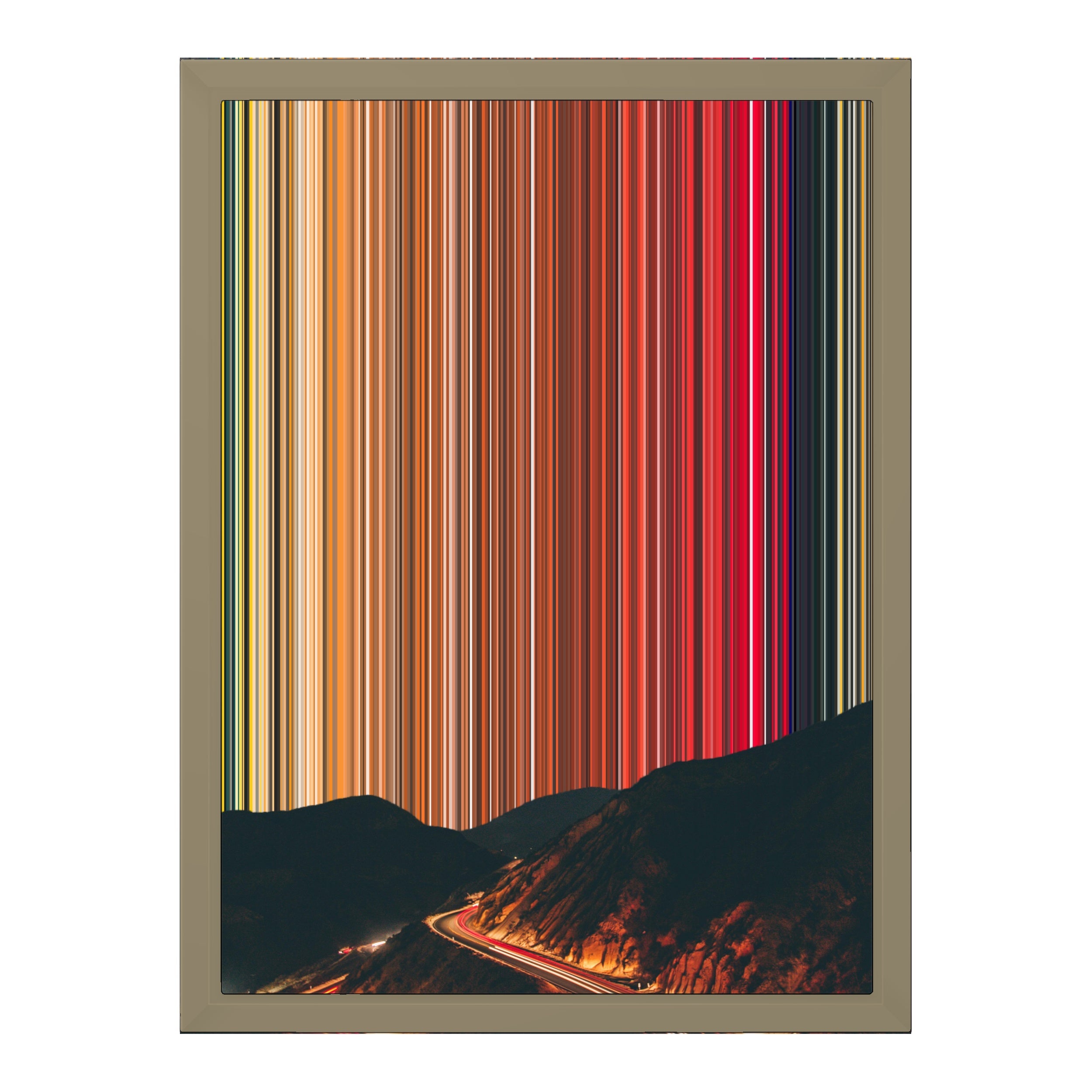 12×16" Framed Canvas - Natural variant