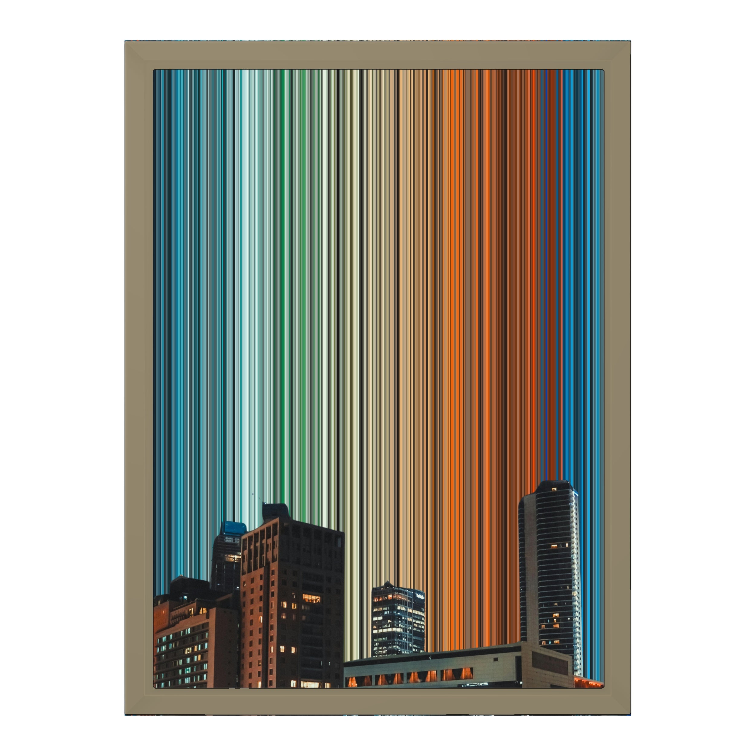 12×16" Framed Canvas - Natural variant