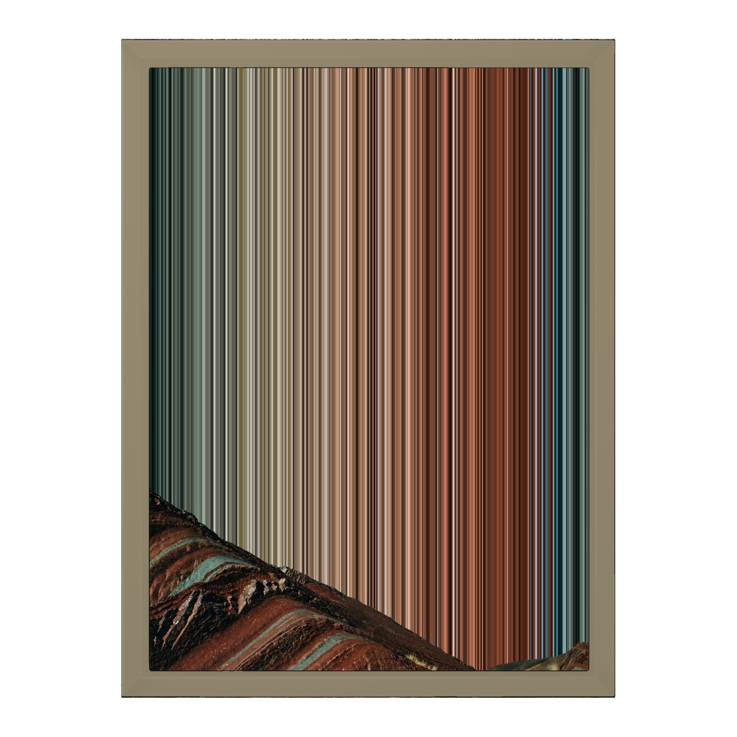 12×16" Framed Canvas - Natural variant