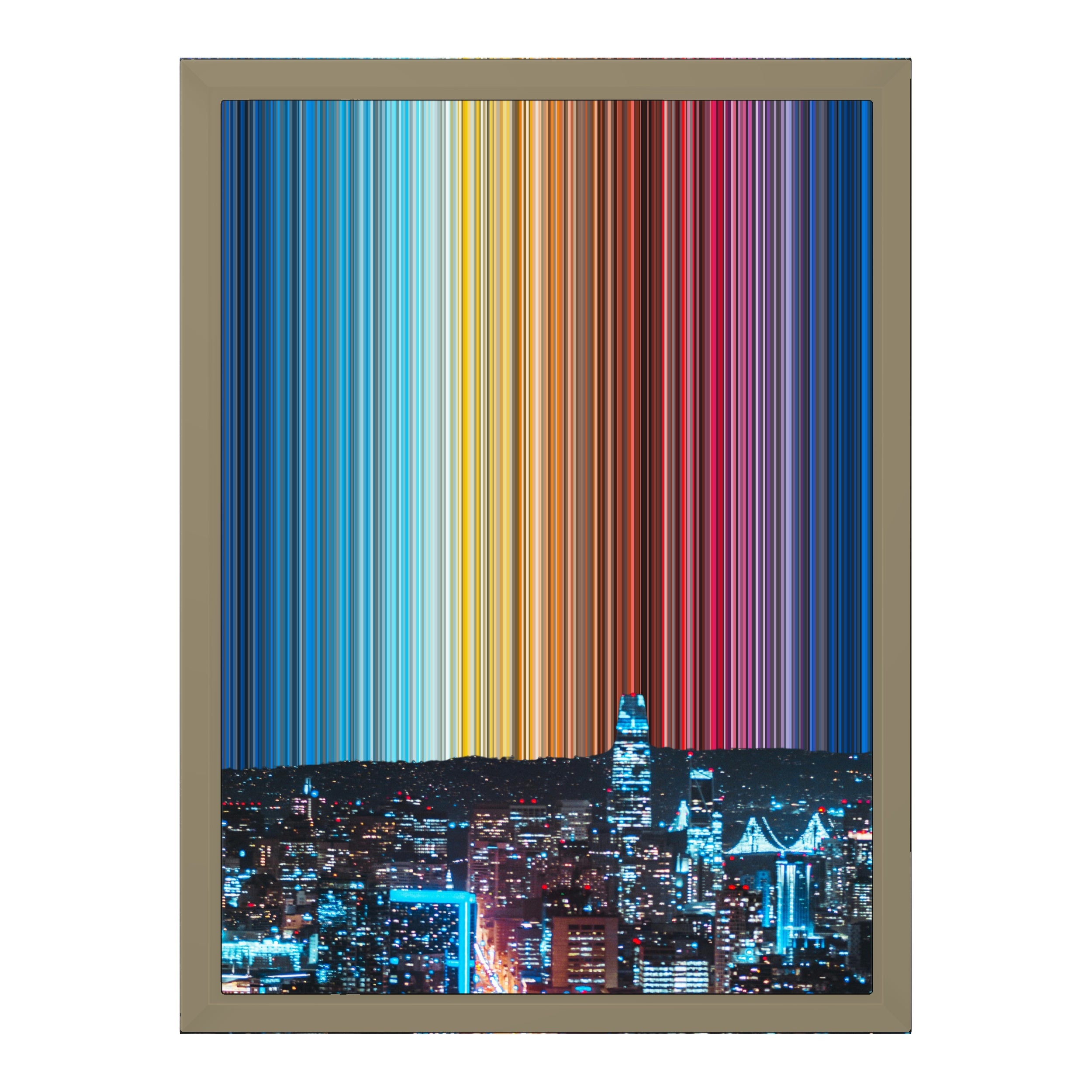 12×16" Framed Canvas - Natural variant