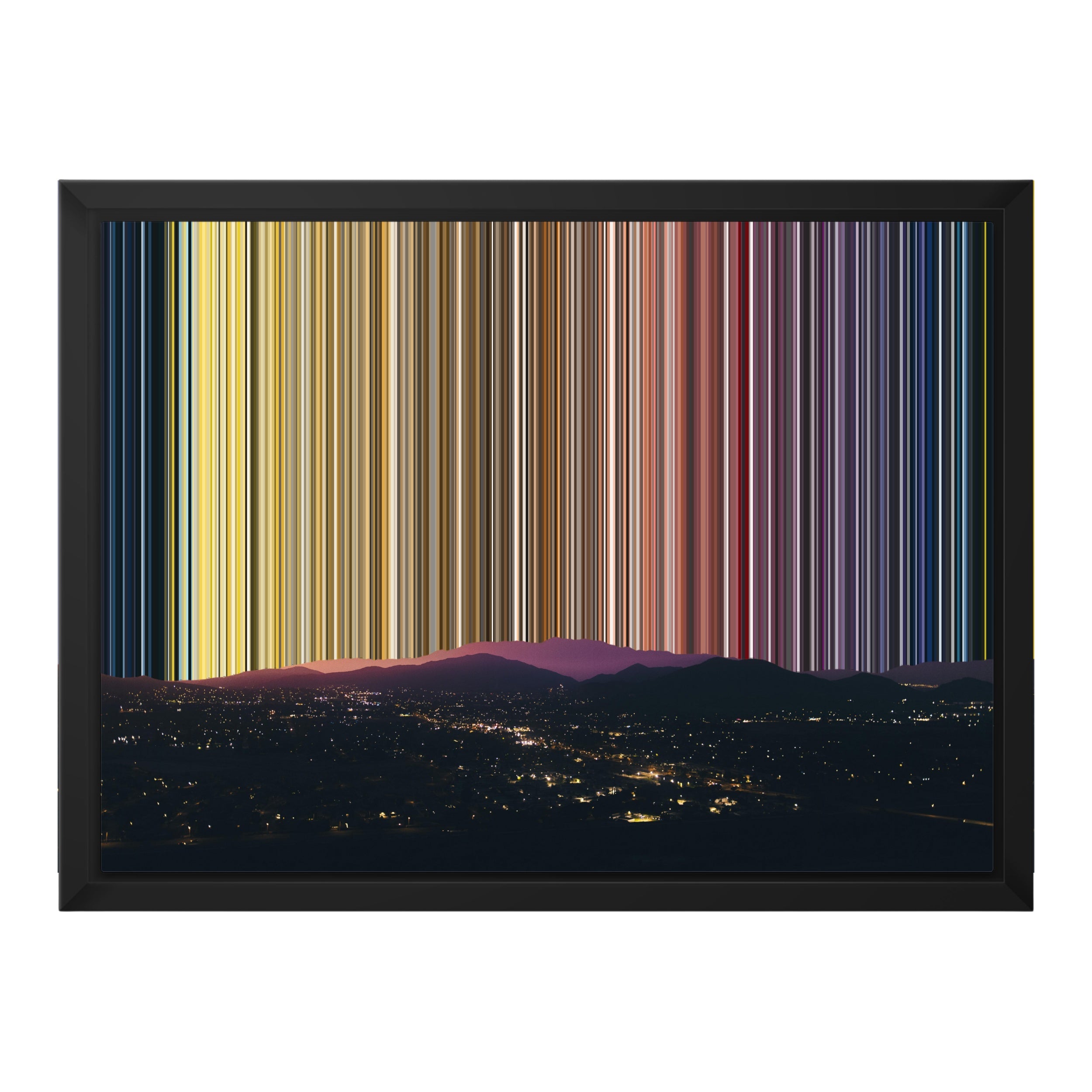 16×12" Framed Canvas - Black variant