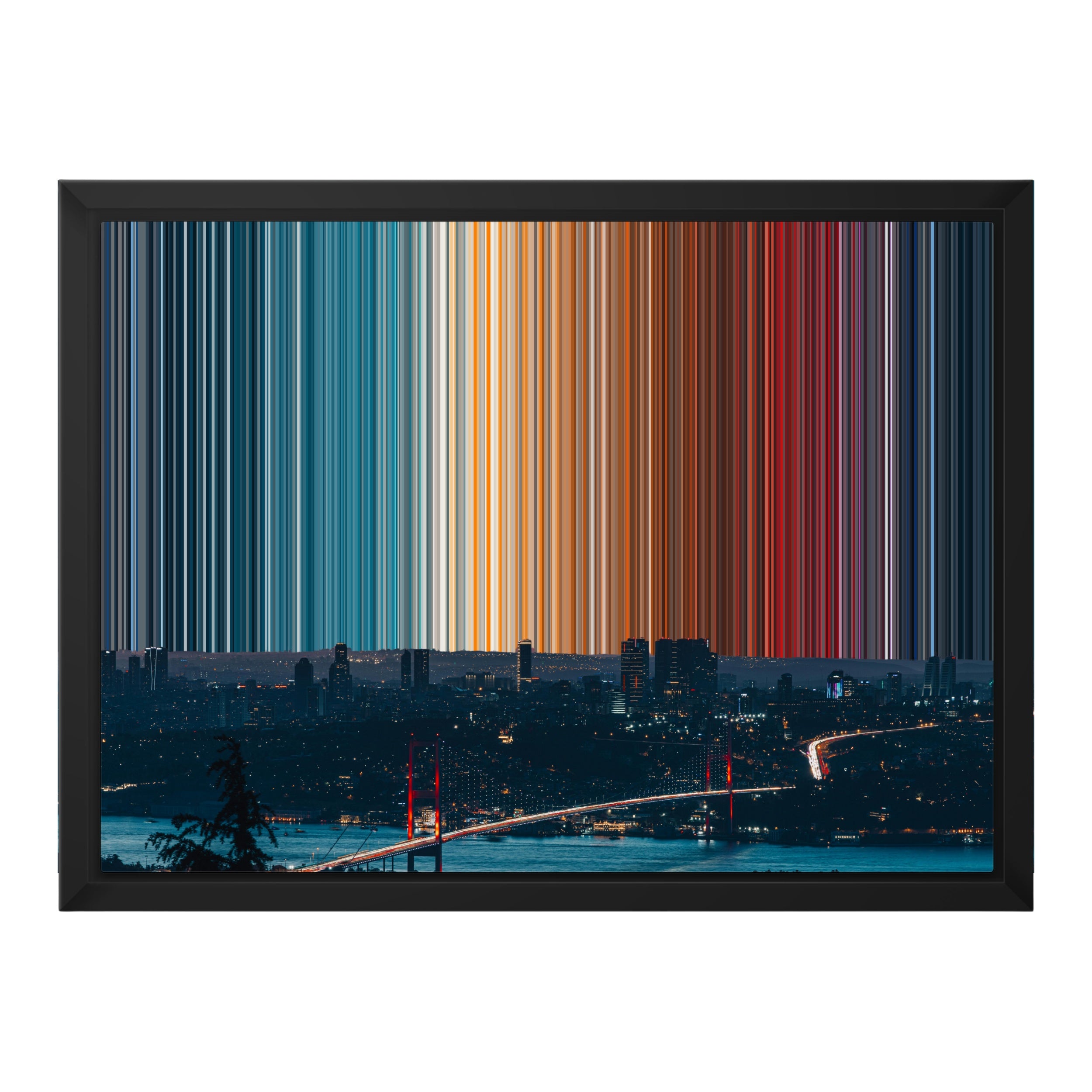 16×12" Framed Canvas - Black variant