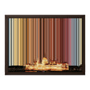 16×12" Framed Canvas - Brown variant