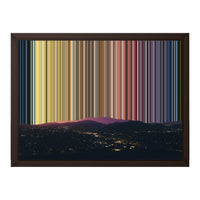 16×12" Framed Canvas - Brown variant