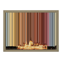 16×12" Framed Canvas - Natural variant