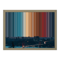 16×12" Framed Canvas - Natural variant