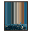 16×20" Framed Canvas - Brown variant