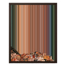 16×20" Framed Canvas - Brown variant