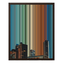 16×20" Framed Canvas - Brown variant