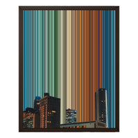 16×20" Framed Canvas - Brown variant