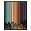 16×20" Framed Canvas - Brown variant