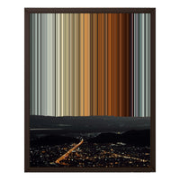 16×20" Framed Canvas - Brown variant