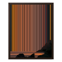 16×20" Framed Canvas - Brown variant