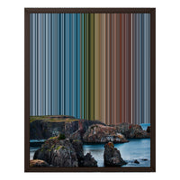 16×20" Framed Canvas - Brown variant