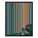 16×20" Framed Canvas - Brown variant