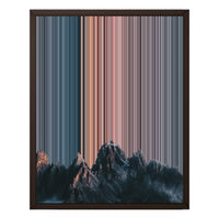 16×20" Framed Canvas - Brown variant