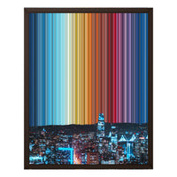 16×20" Framed Canvas - Brown variant