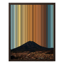 16×20" Framed Canvas - Brown variant