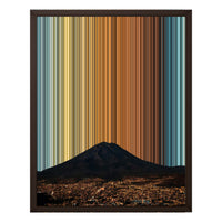 16×20" Framed Canvas - Brown variant