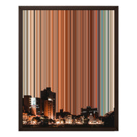 16×20" Framed Canvas - Brown variant