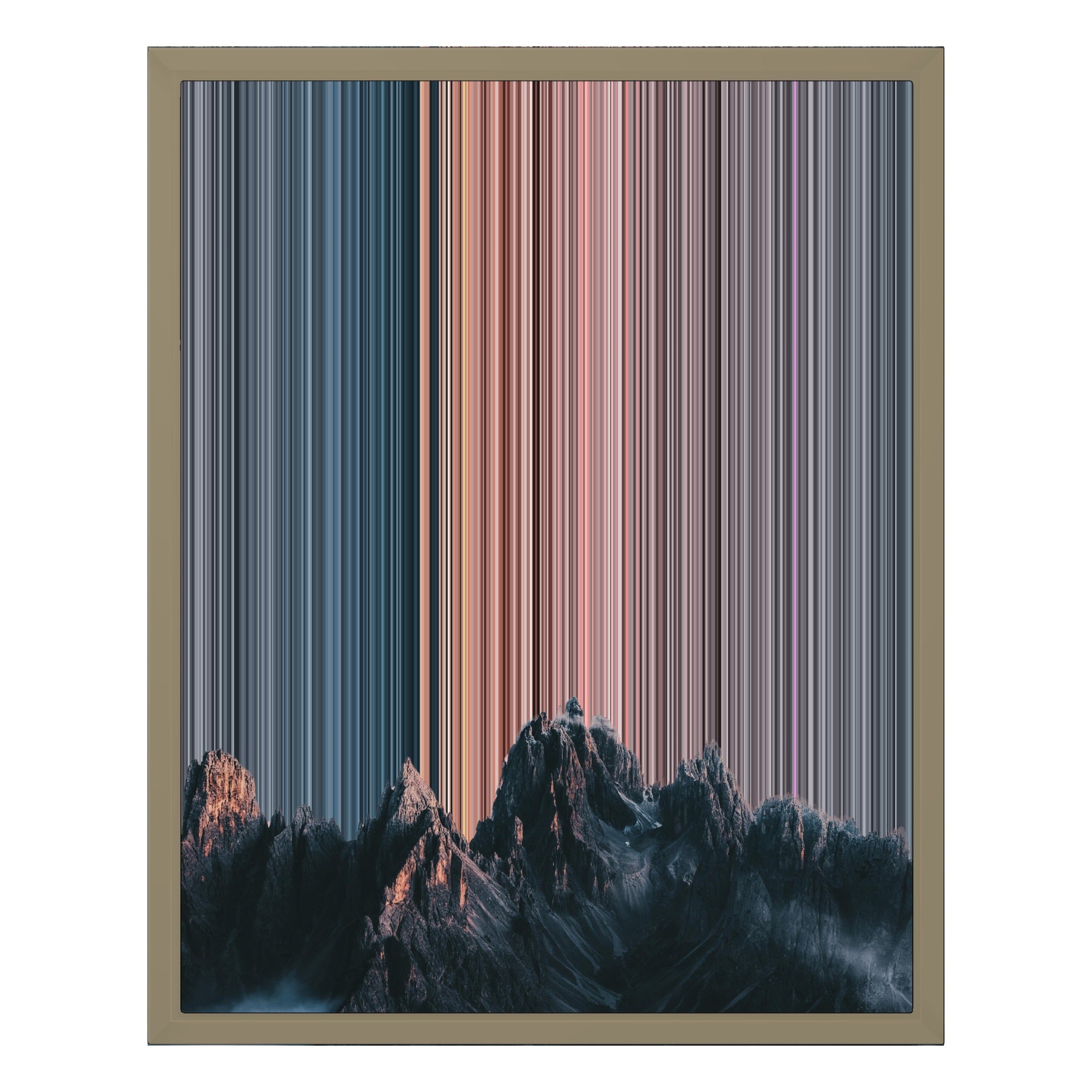 16×20" Framed Canvas - Natural variant