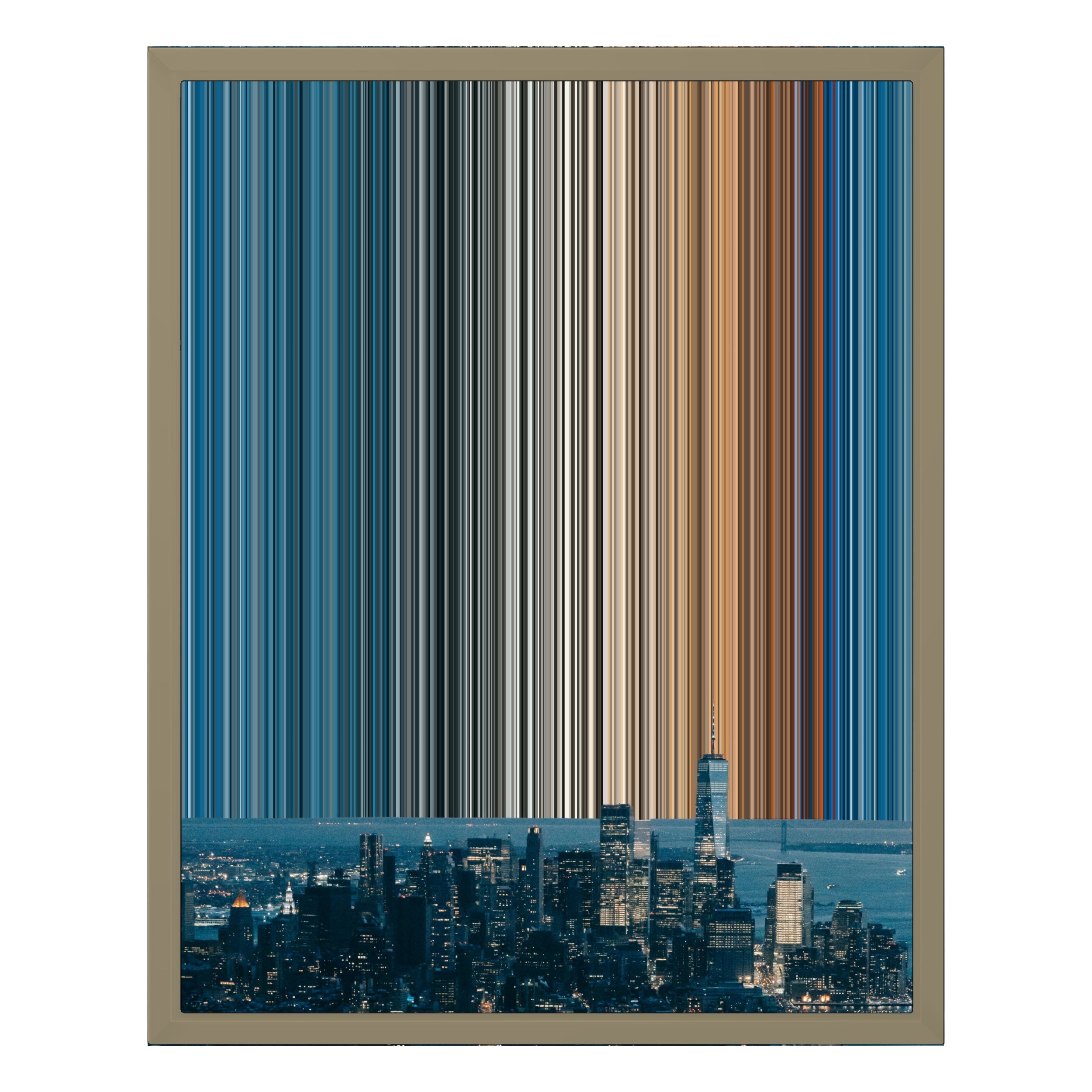 16×20" Framed Canvas - Natural variant