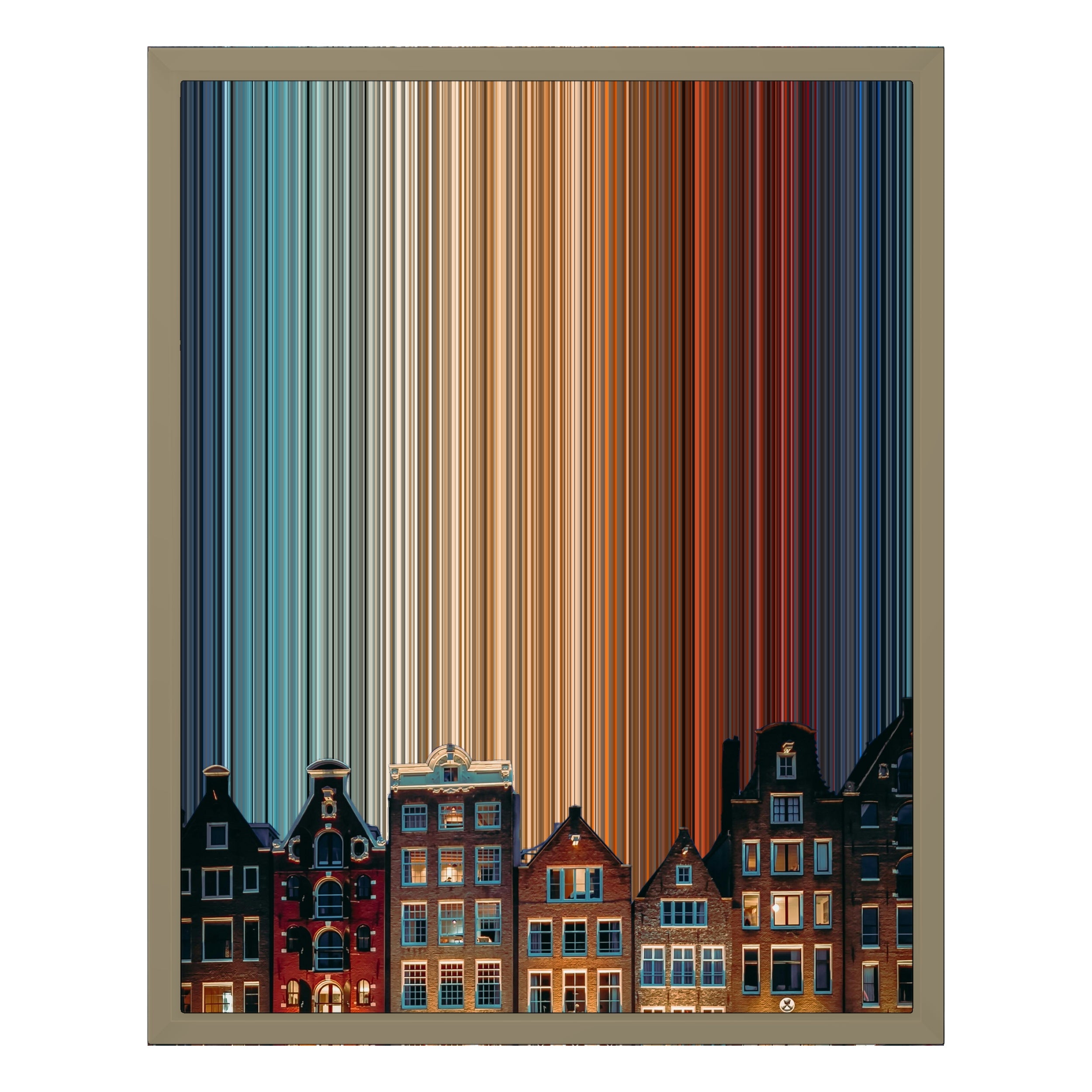 16×20" Framed Canvas - Natural variant