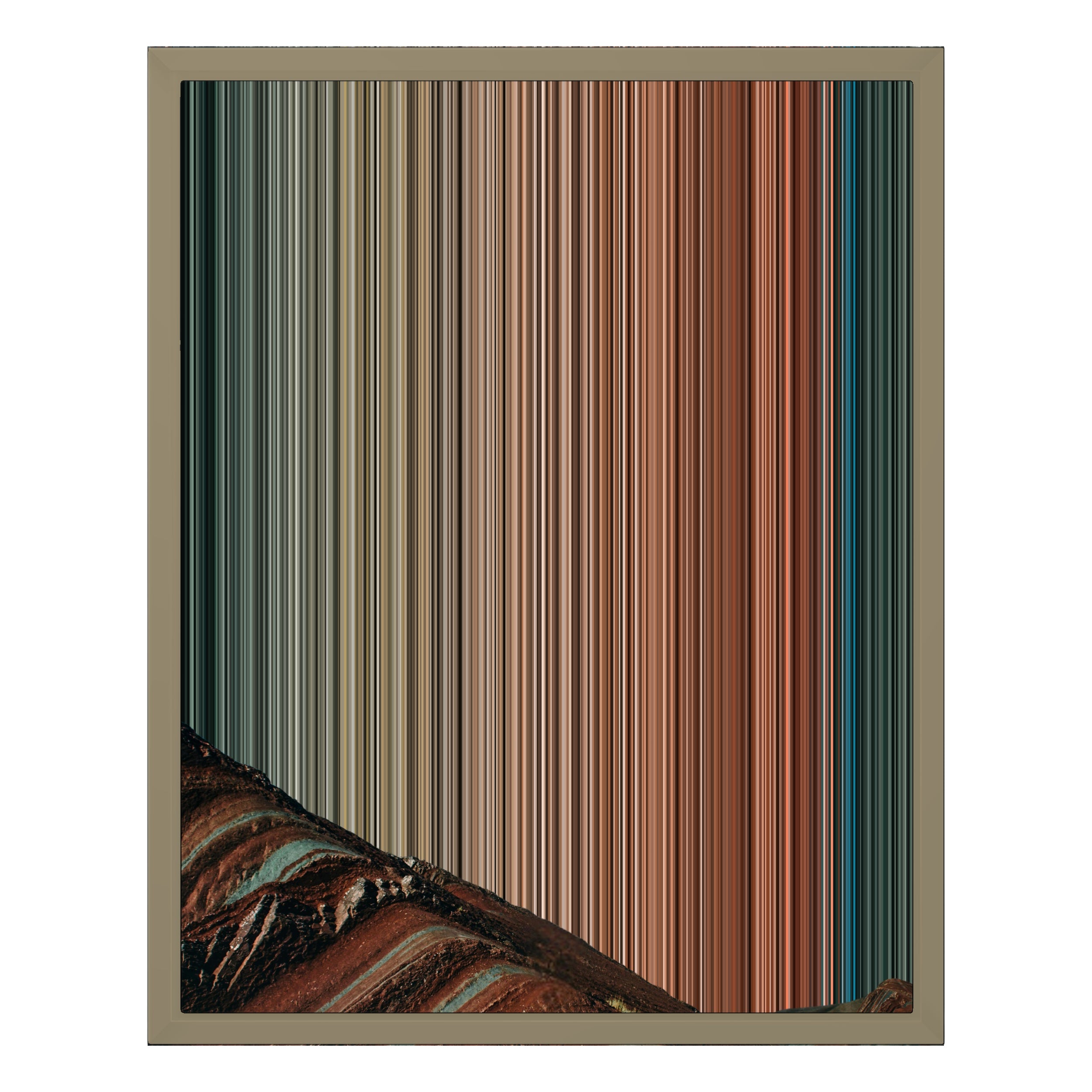 16×20" Framed Canvas - Natural variant