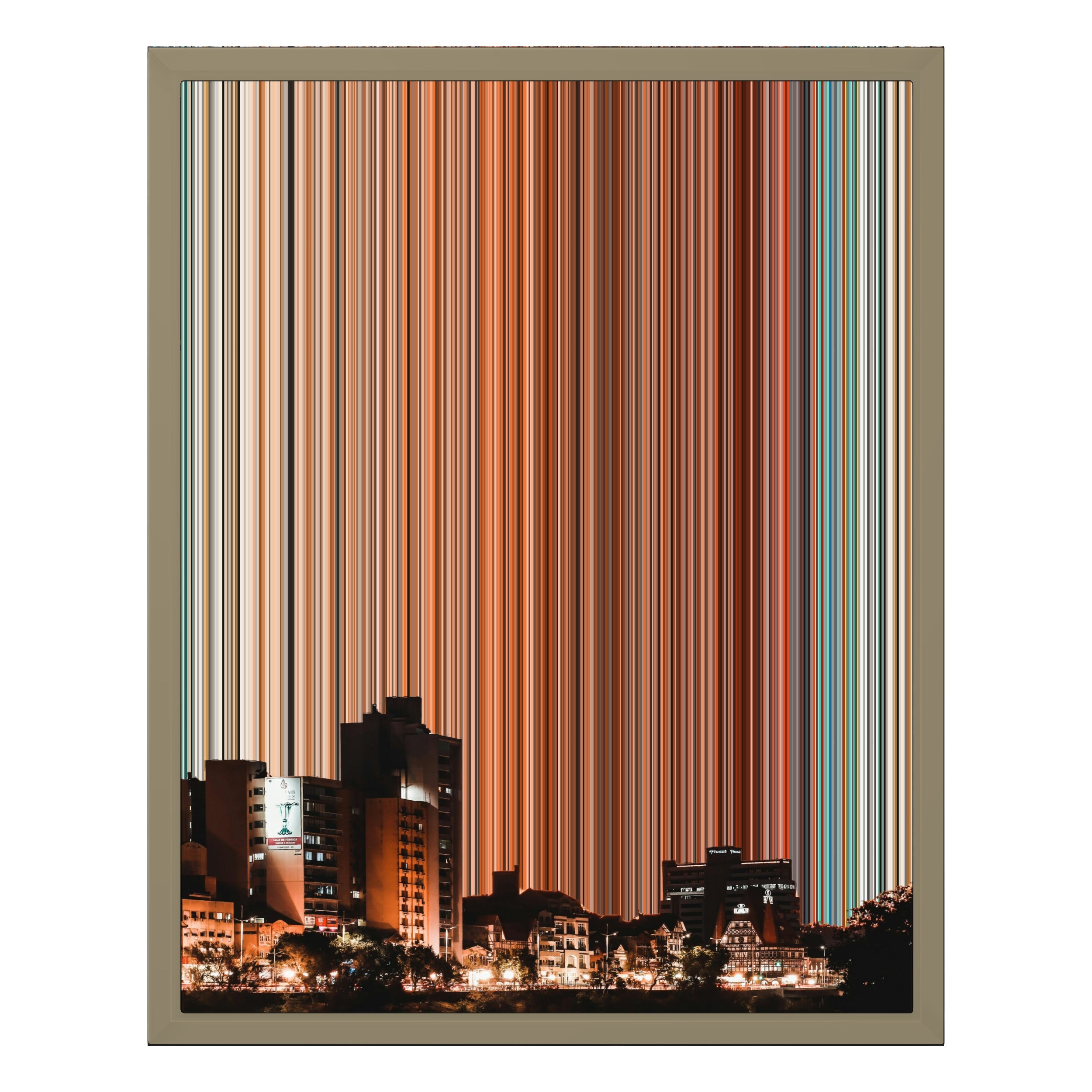 16×20" Framed Canvas - Natural variant