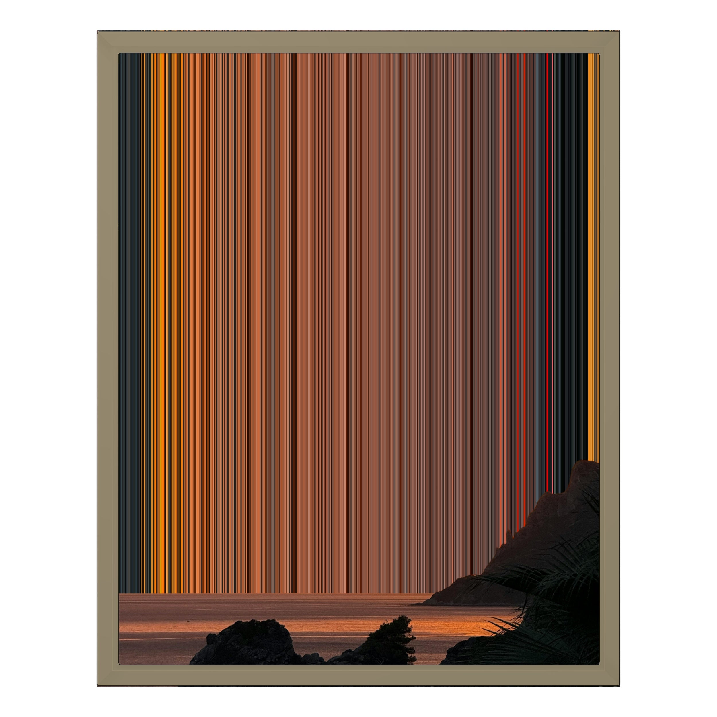 16×20" Framed Canvas - Natural variant