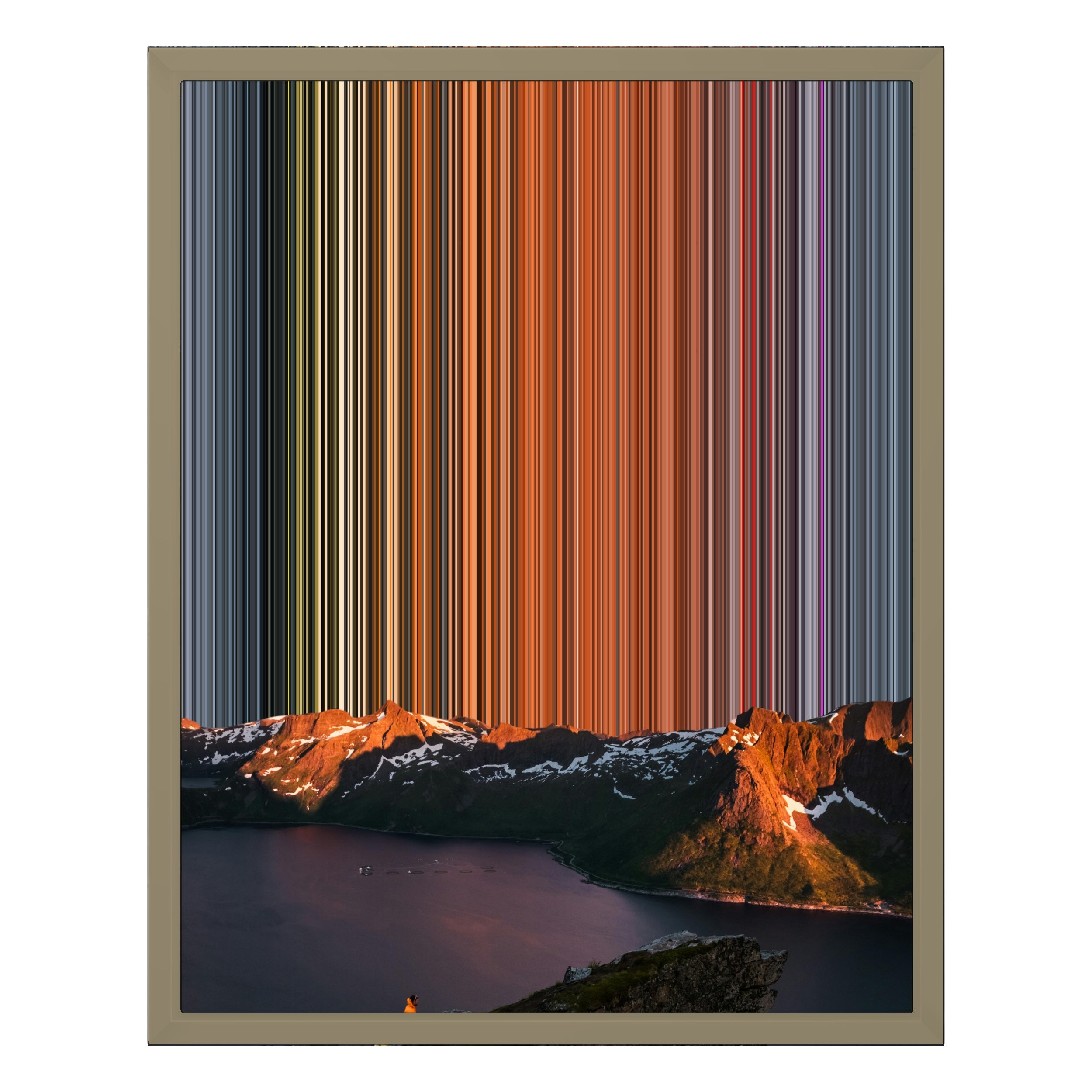 16×20" Framed Canvas - Natural variant