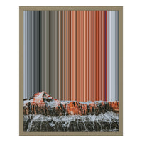 16×20" Framed Canvas - Natural variant